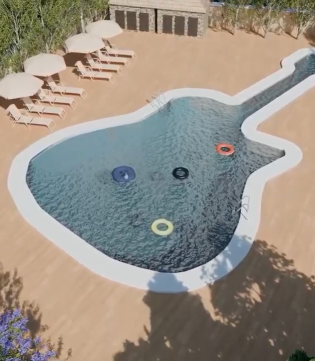 Swimming Pool Top View